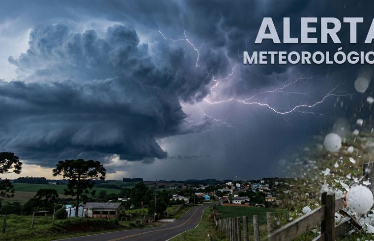 Alerta de tempestade Inmet: Risco de Granizo no PR, SC e RS