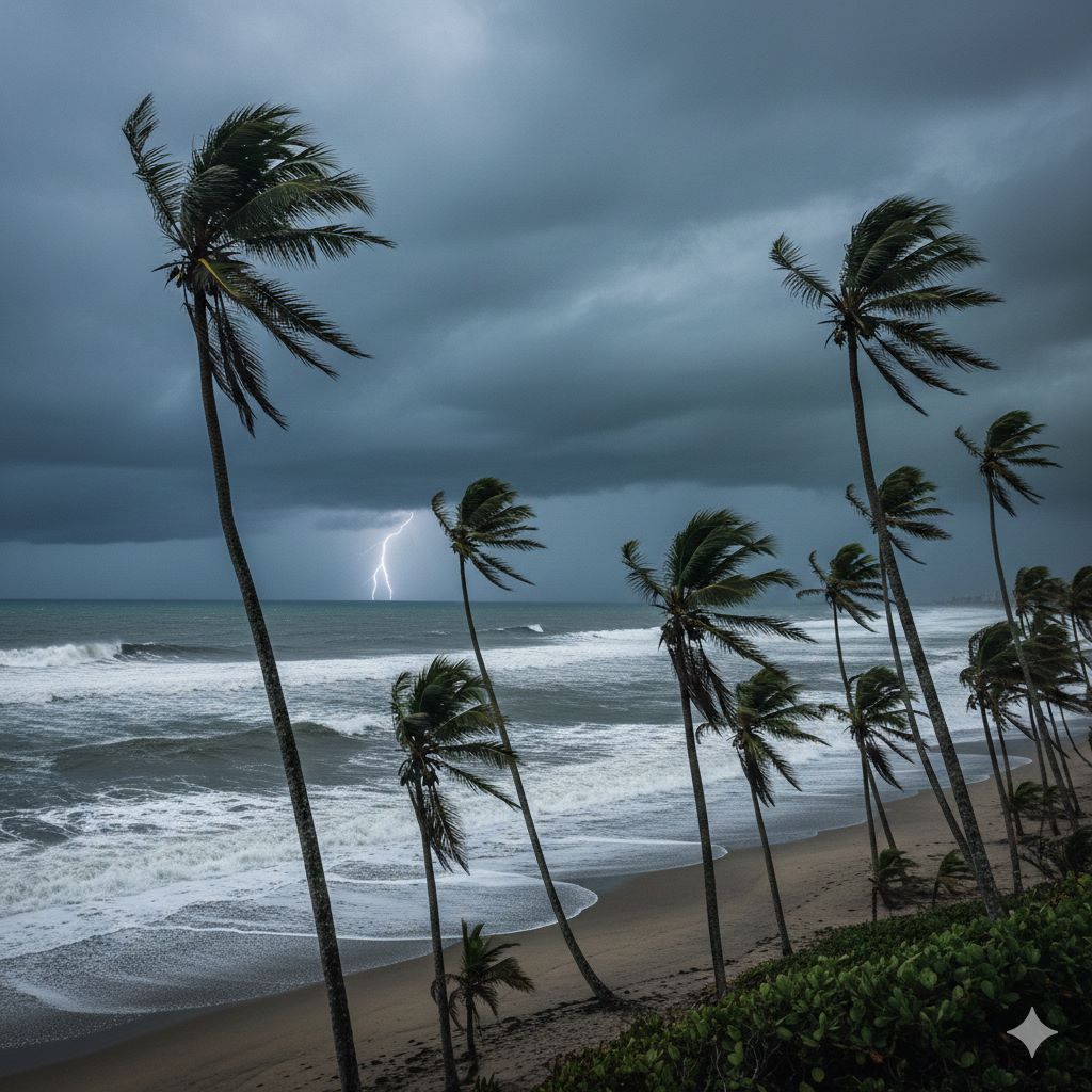 Alerta de ventos costeiros e tempestade no Sul: Veja a previsão