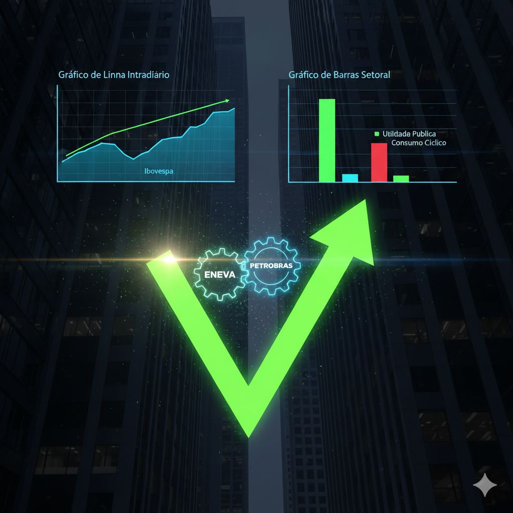Ibovespa Hoje: Bolsa Recupera 185 mil Pontos com Eneva e Petrobras