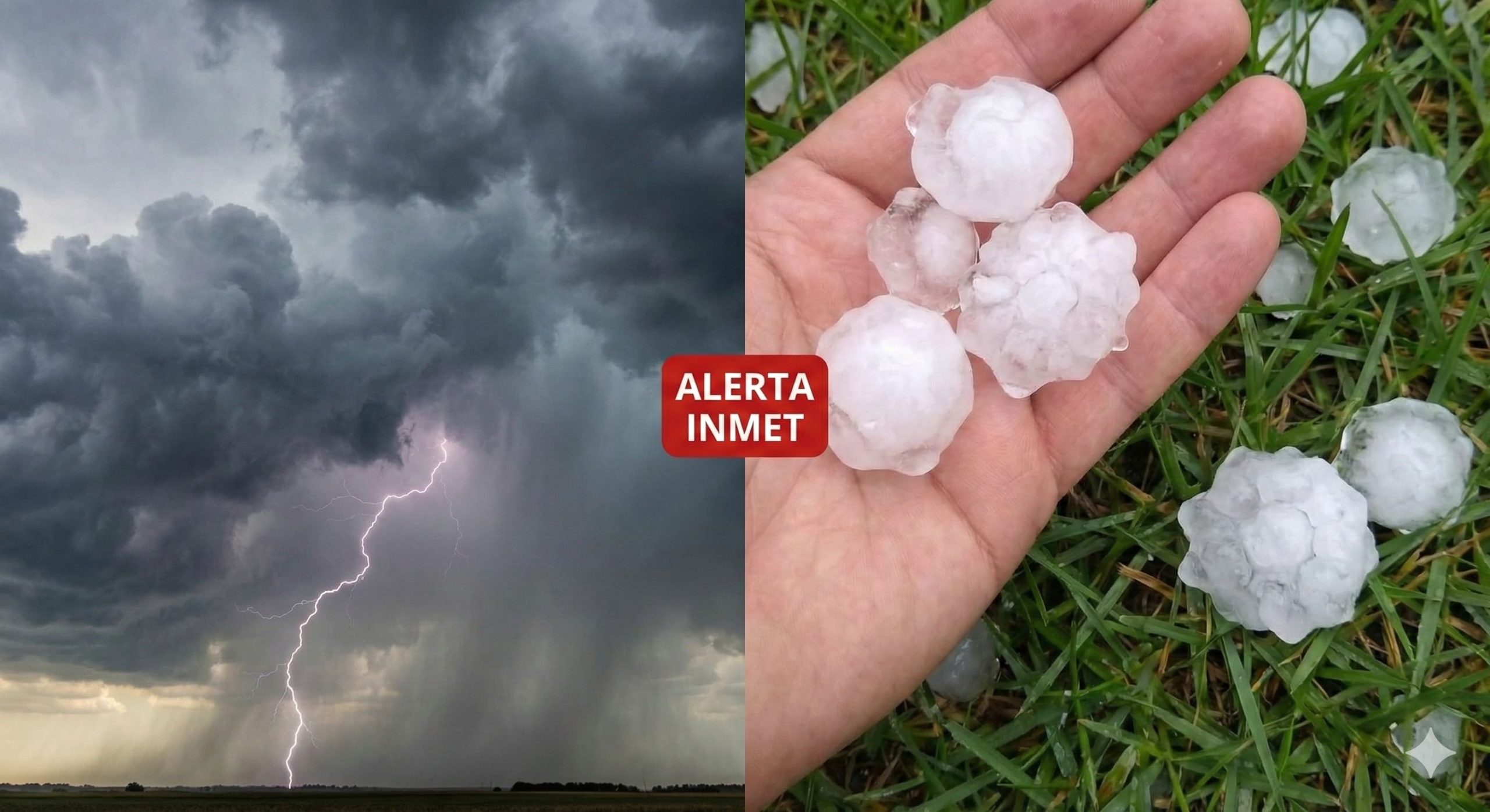 Previsão do Tempo Sul: Alerta de Tempestade e Granizo nesta Sexta (13)
