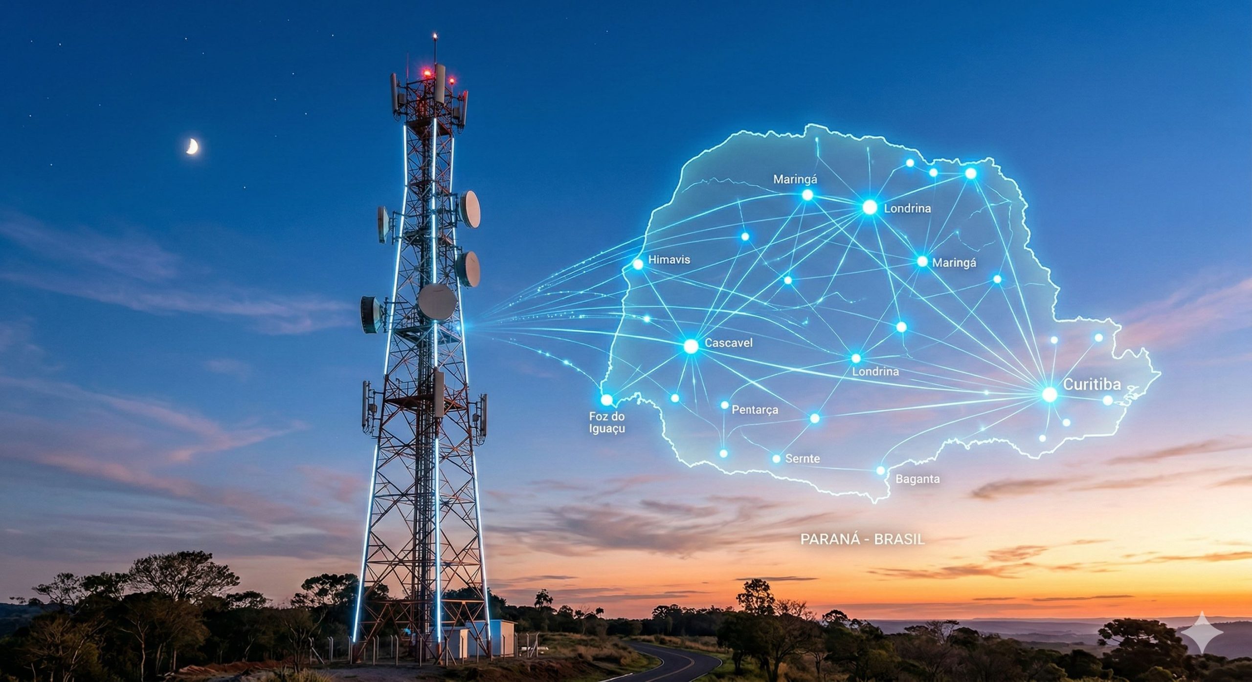 Internet móvel em São Miguel do Iguaçu: Expansão do 5G no PR