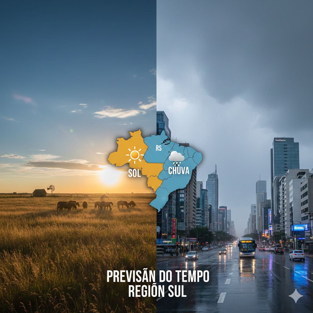 Previsão do tempo Região Sul: Veja o que esperar nesta segunda
