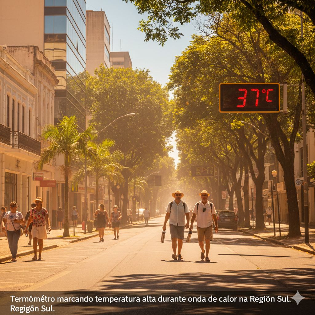 Onda de calor na Região Sul: INMET emite alerta de grande perigo