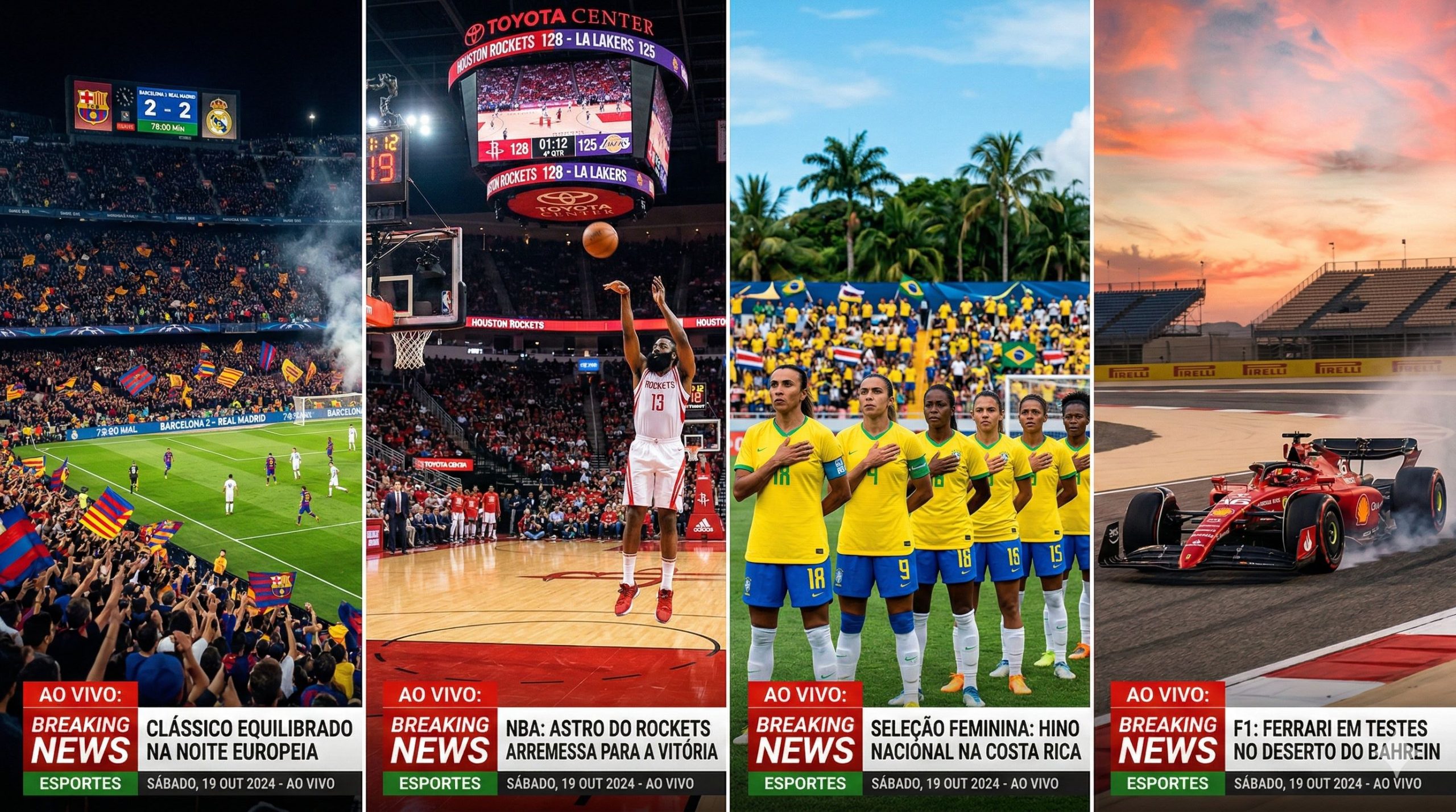 Notícias esportivas de hoje: resultados e grandes decisões