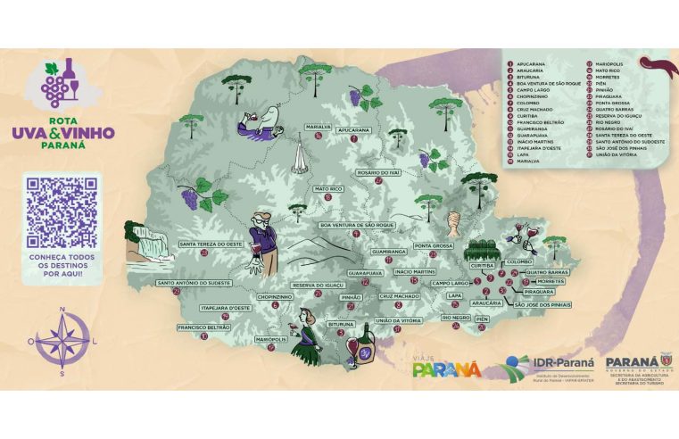Rota Uva e Vinho Paraná: Novo Roteiro de Turismo no Estado