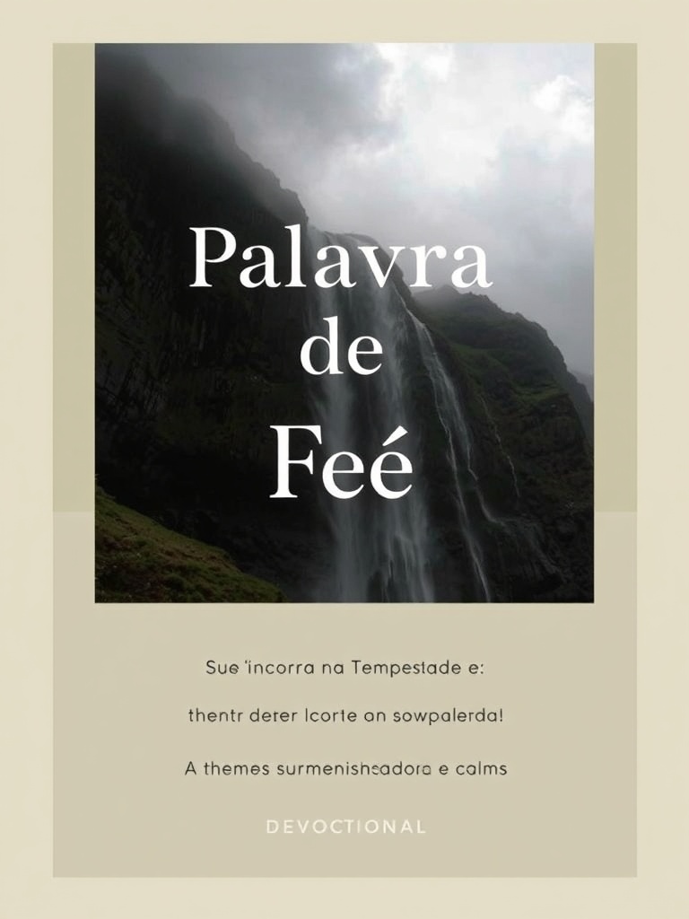 Palavra de Fé: Sua Âncora na Tempestade – Devocional