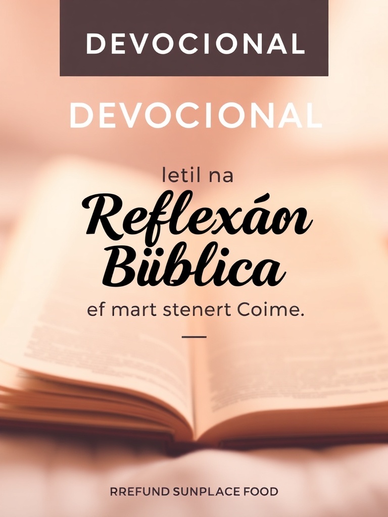 Devocional: Mergulhe na Reflexão Bíblica e Transforme sua Vida