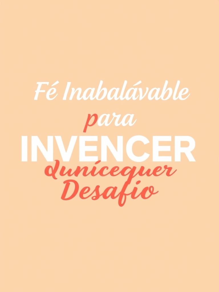 Devocional: Fé Inabalável para Vencer Qualquer Desafio