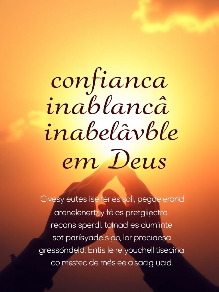 Devocional: Confiança Inabalável em Deus