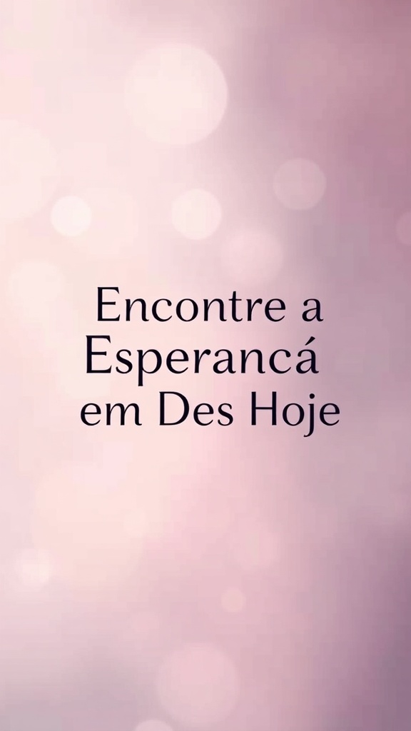 Devocional: Encontre a Esperança em Deus Hoje