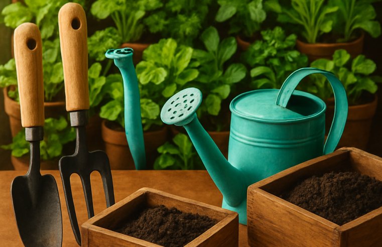 🥕 Horta Perfeita: Ferramentas, Adubo Natural e Sementes!
