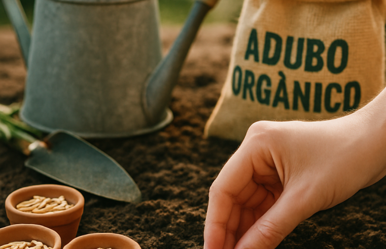 Horta Orgânica em Casa: Ferramentas, Adubo Natural e Sementes!