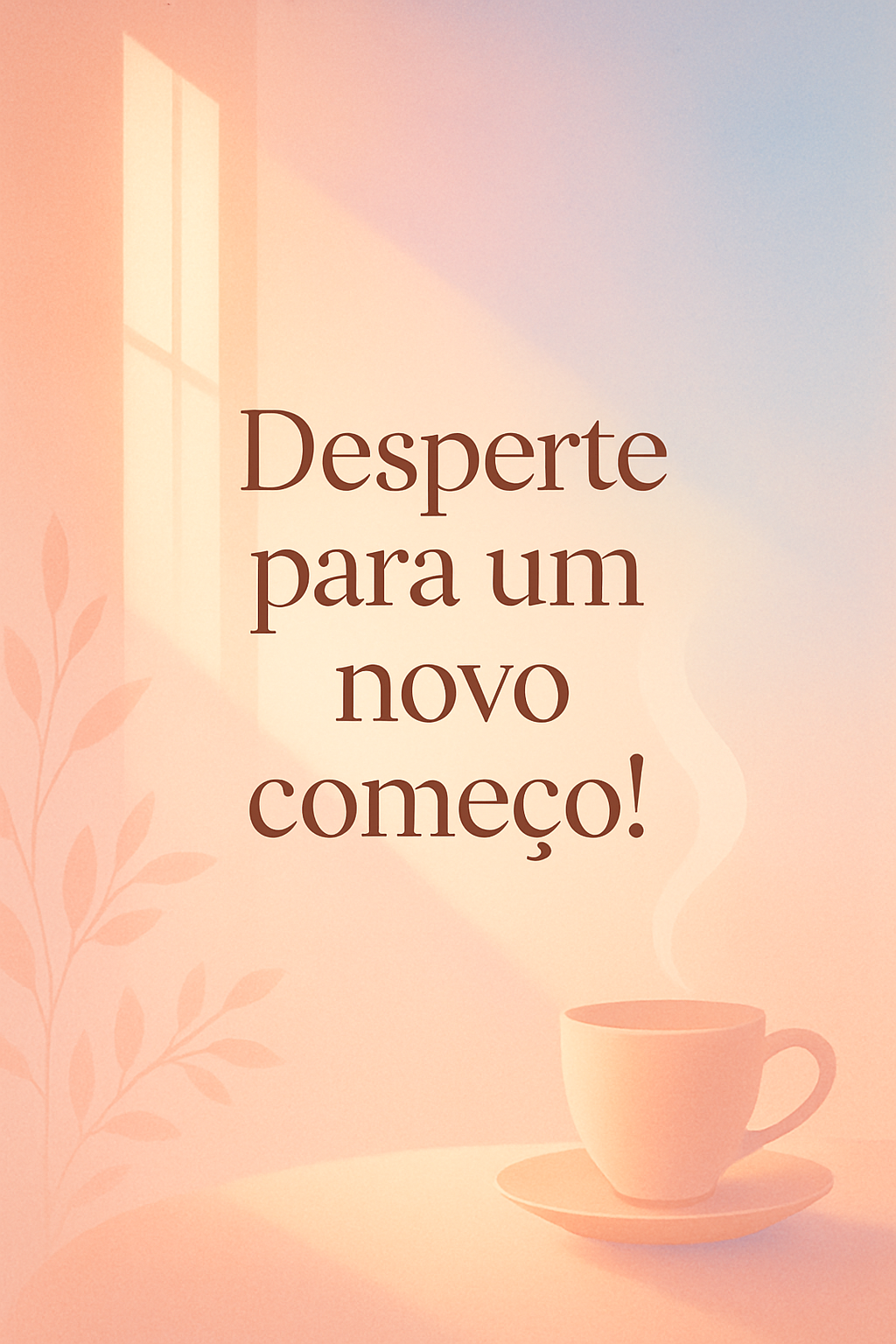 Bom Dia! Desperte para um Novo Começo com Positividade e Esperança