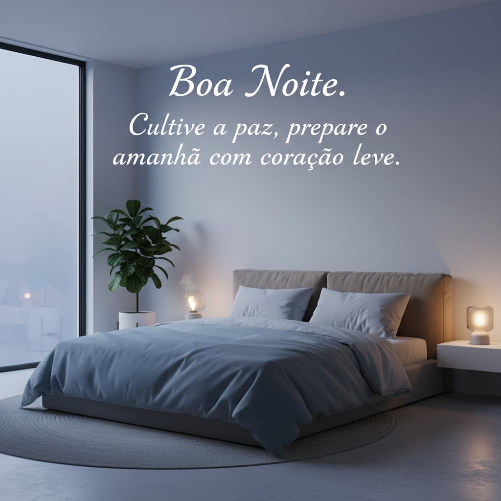Boa Noite: Cultivando a Paz e Preparando o Amanhã com Coração Leve