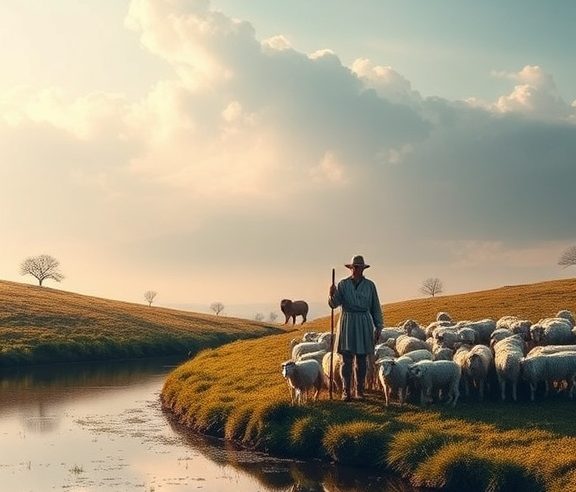 Paz e Provisão Divina: O Bom Pastor e Suas Ovelhas