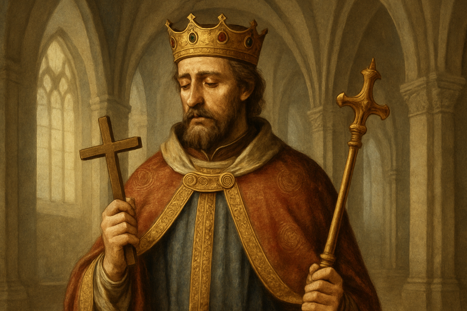 Santo do Dia 28/03: São Gontrão de Borgonha, confessor