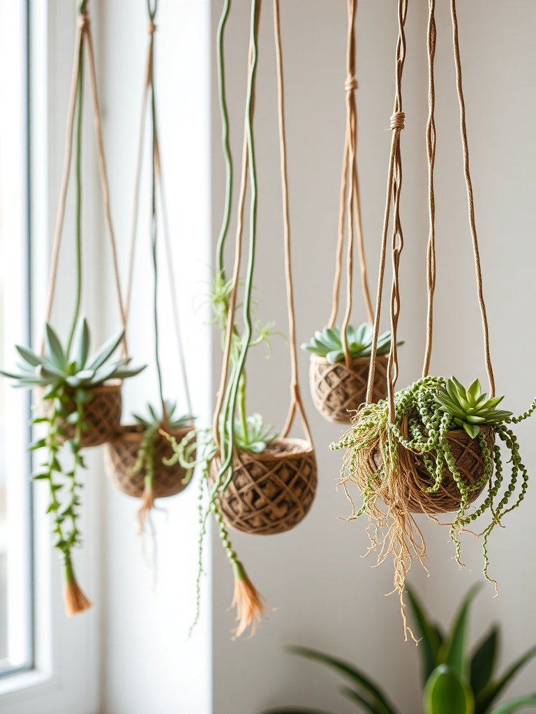 Suculentas Pendentes: Beleza que Cai Bem na Decoração
