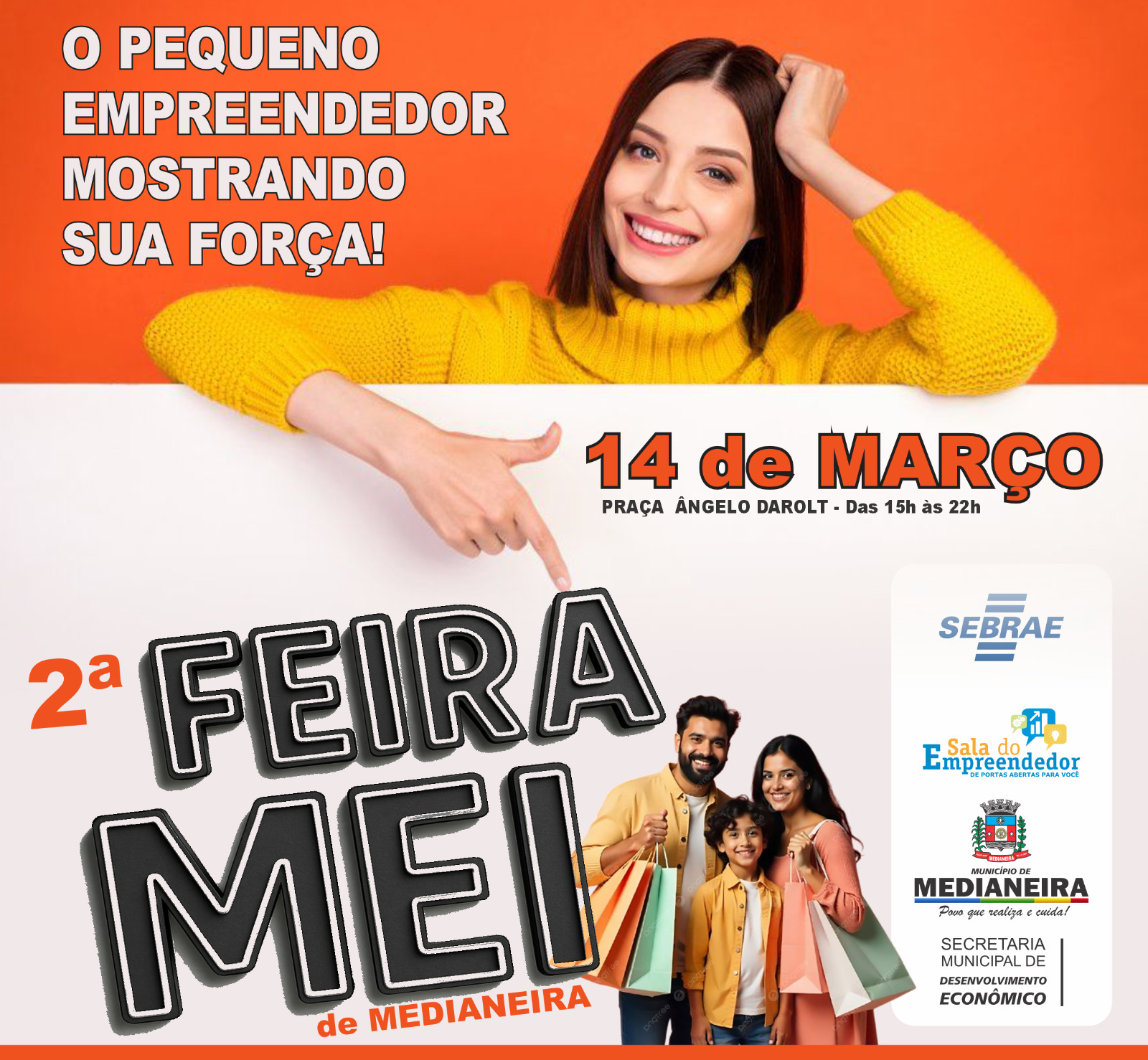 2ª Feira MEI de Medianeira: Shows e Negócios neste Sábado (14)