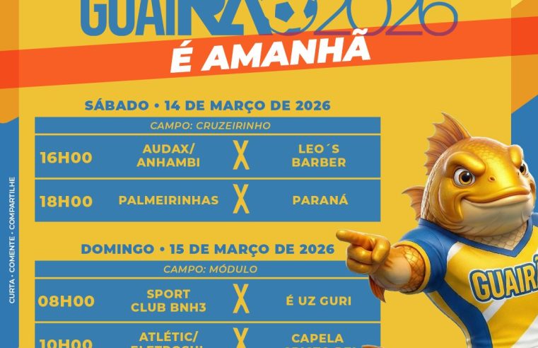 Campeonato Amador de Guaira: Guairao Comeca Amanha