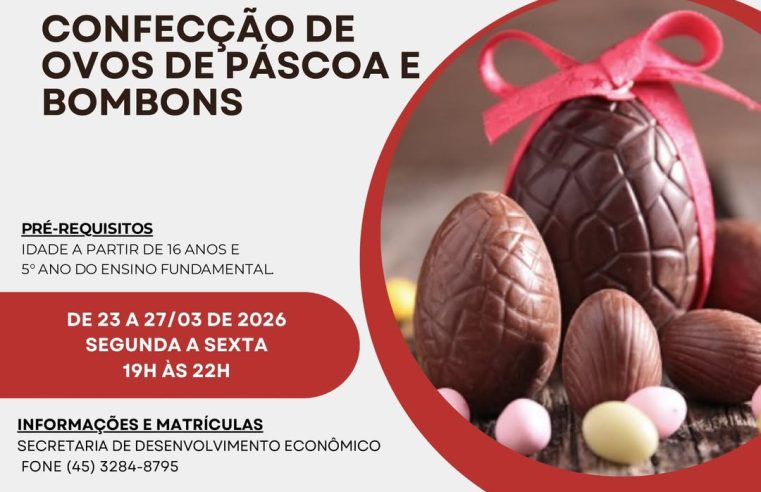 Curso de Ovos de Pascoa Gratuito: Garanta Sua Vaga Agora