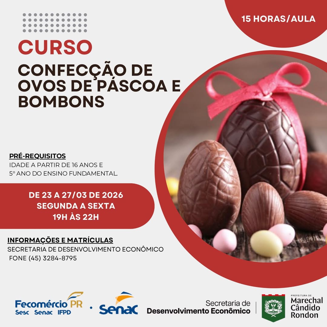 Curso de Ovos de Pascoa Gratuito: Garanta Sua Vaga Agora