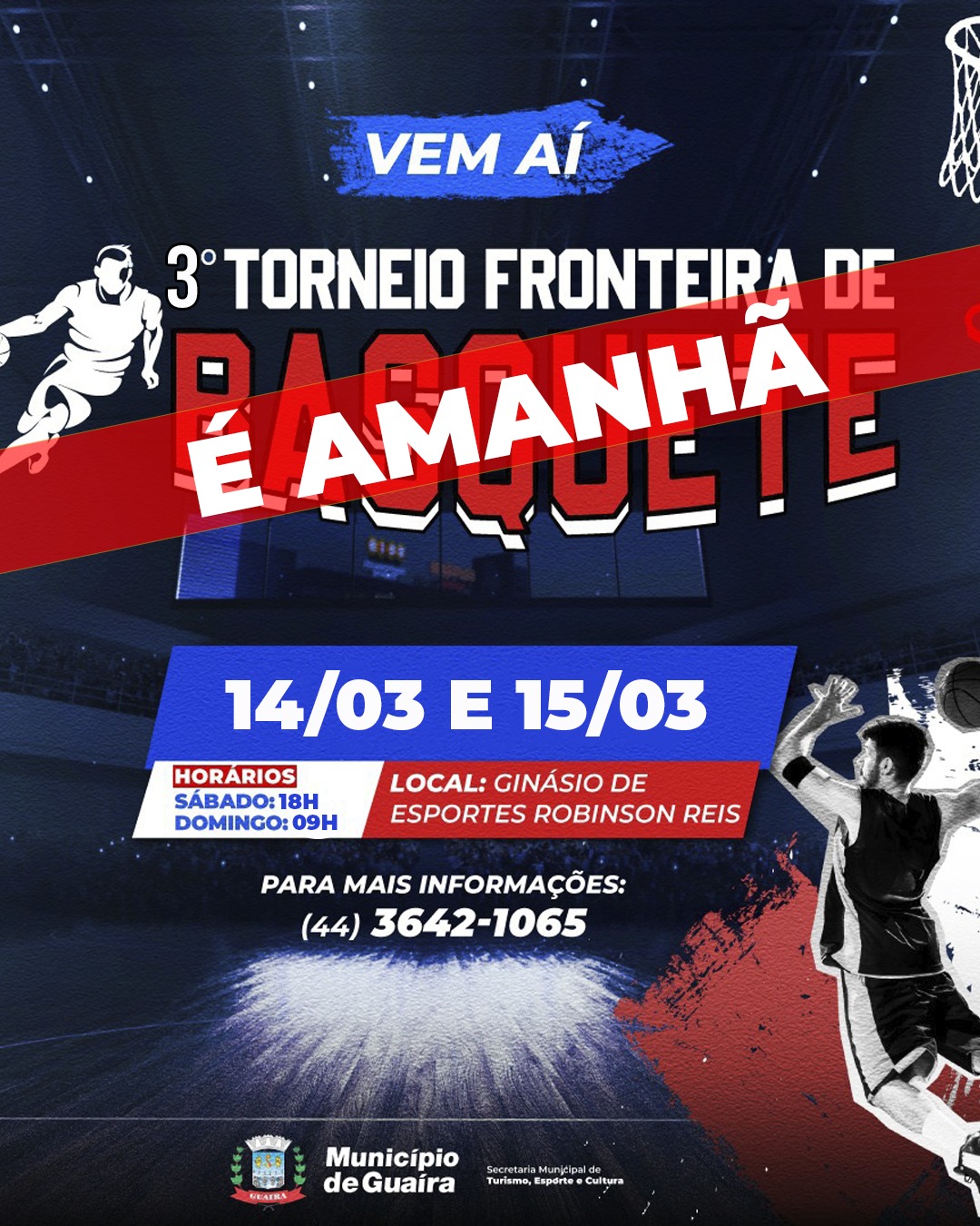 3ª Copa Fronteira de Basquete em Guaíra: Programação e Horários