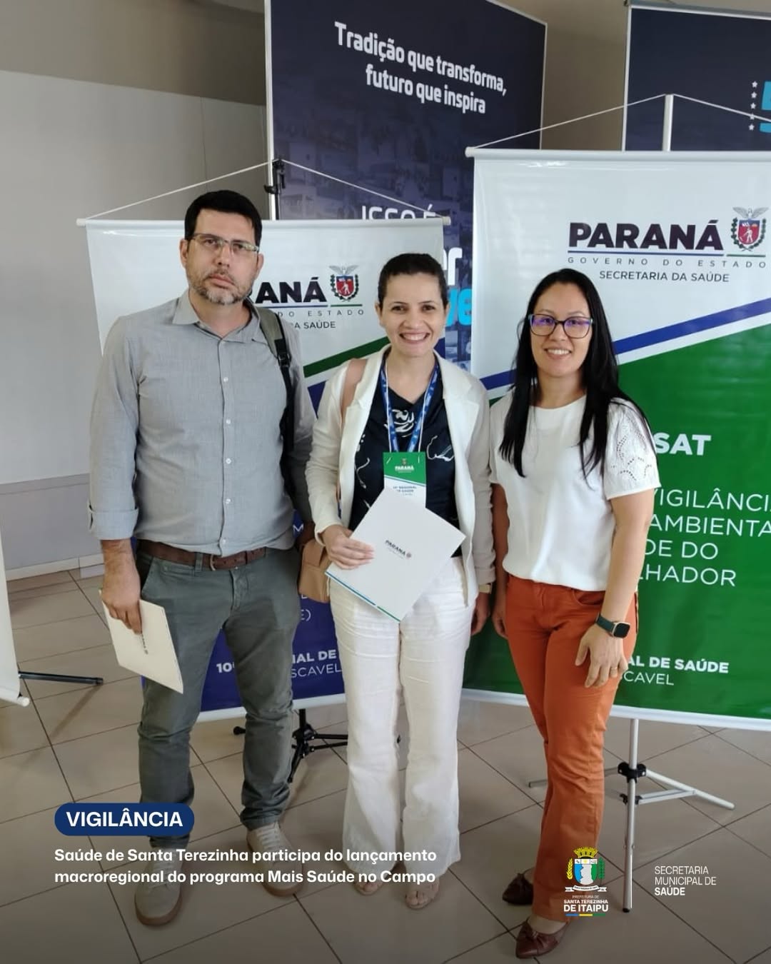 Mais Saúde no Campo: Santa Terezinha de Itaipu lança novas ações