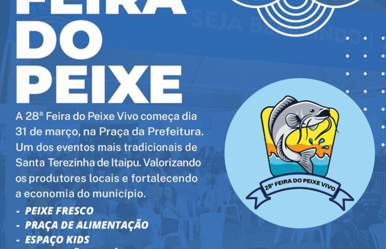 28ª Feira do Peixe Vivo Inicia Hoje: Veja a Programação