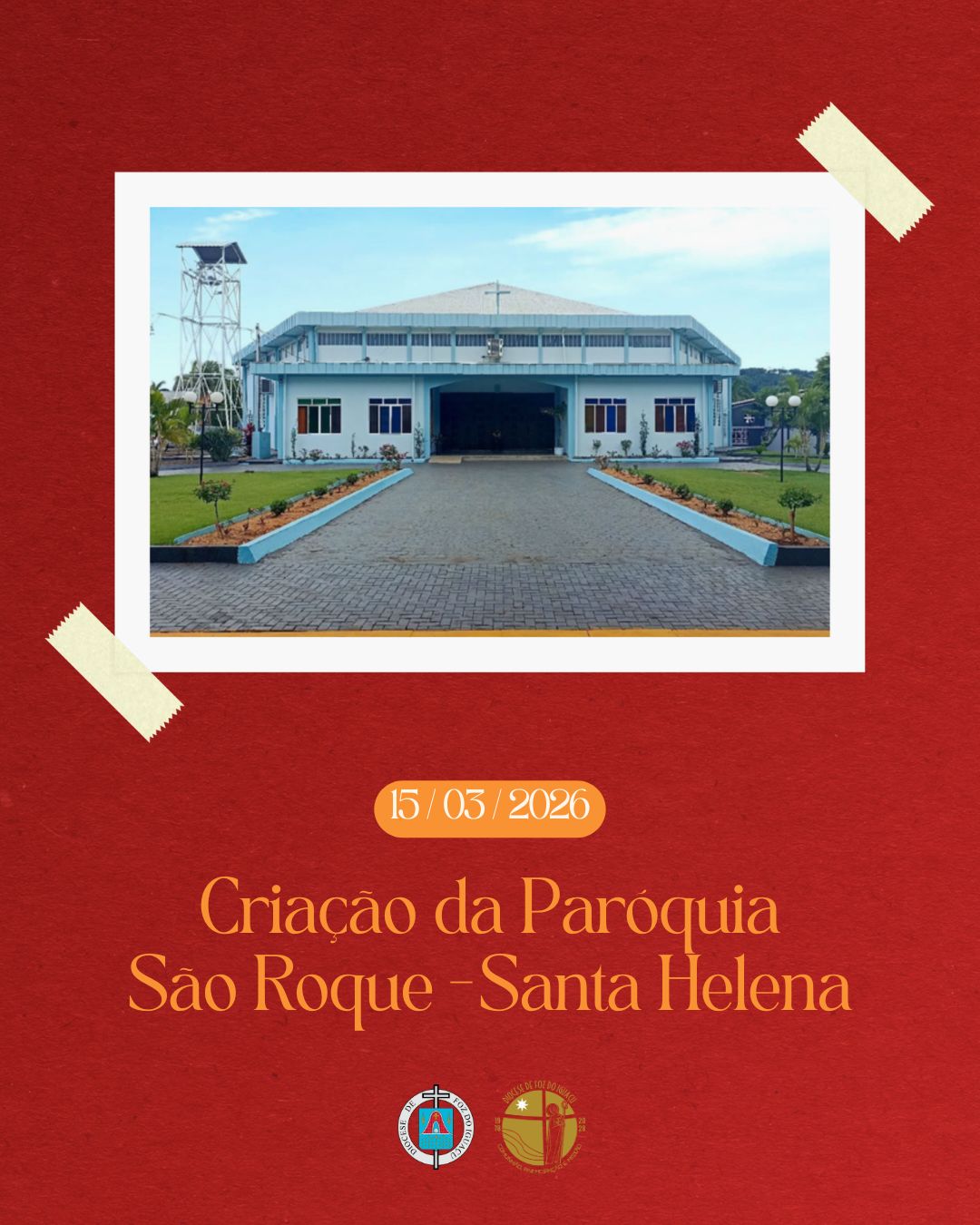 Paróquia São Roque Santa Helena: Nova Igreja na Região!