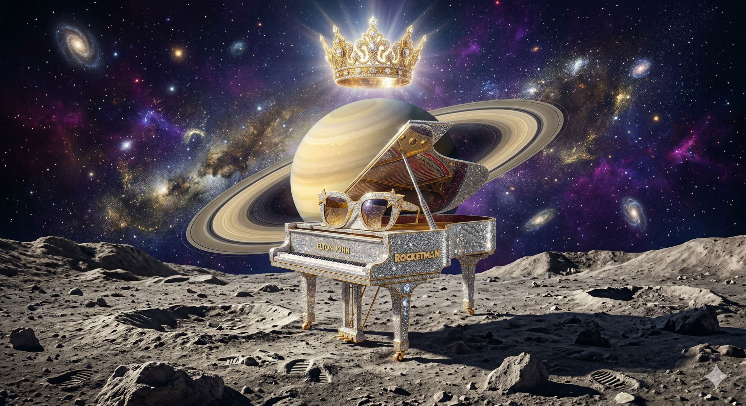 25 de março: Elton John, Aretha e a Lua de Saturno! 🚀