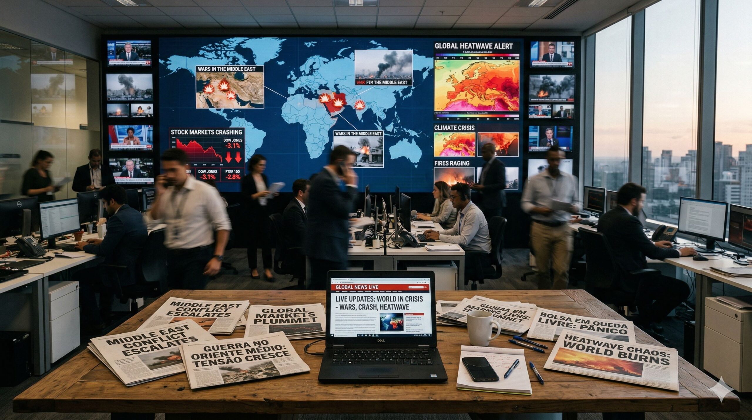 Notícias do mundo hoje: crises globais em 21/03/2026