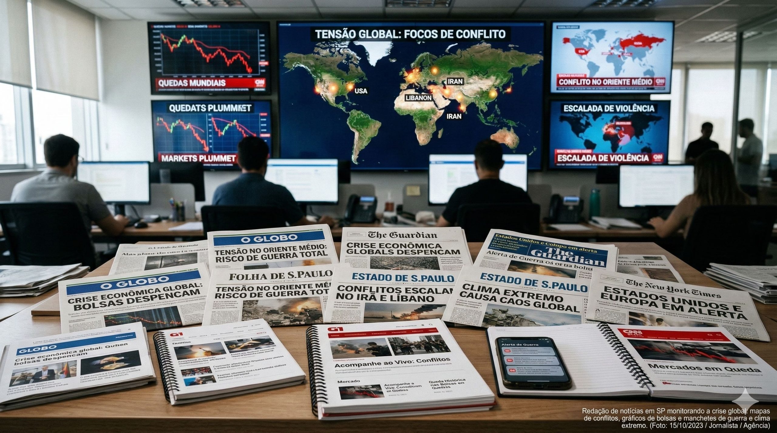 Notícias do mundo hoje: resumo global 09/03/2026