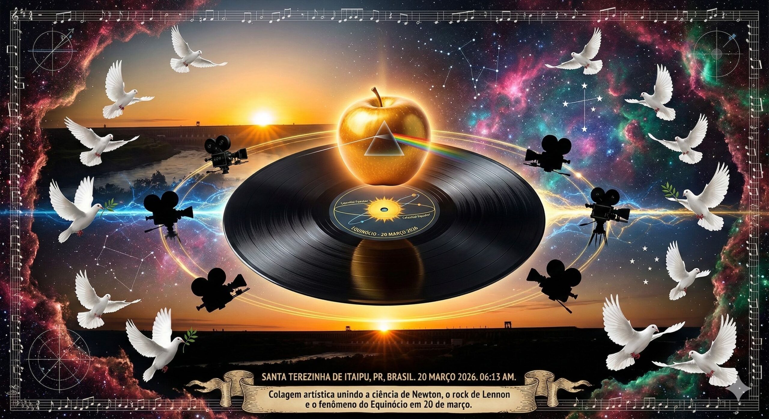 20 de março: John Lennon, Isaac Newton e o Equinócio! 🎸🍎