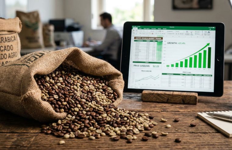 Cotação do Café Arábica Sobe e Saca Vai a R$ 1.927,15