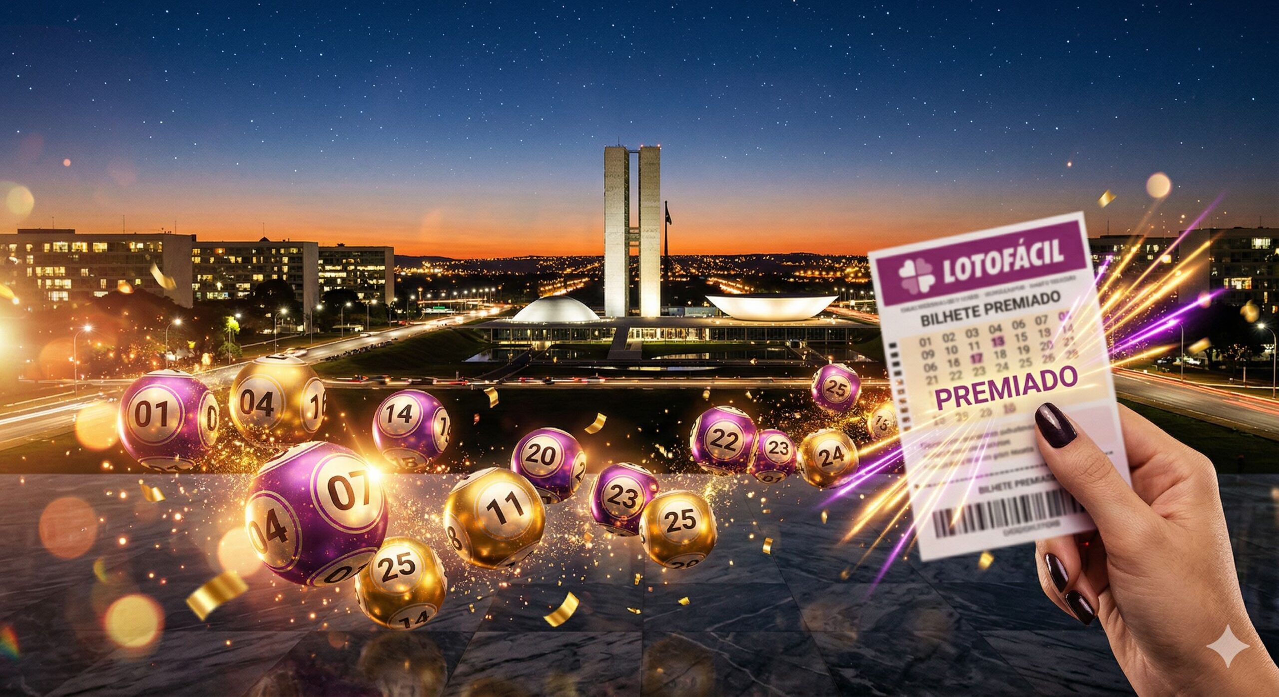 Lotofácil 3644: Resultado e Ganhador de Brasília hoje (24/03)