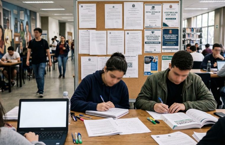 Concursos de educação hoje: editais e prazos 09/03/2026