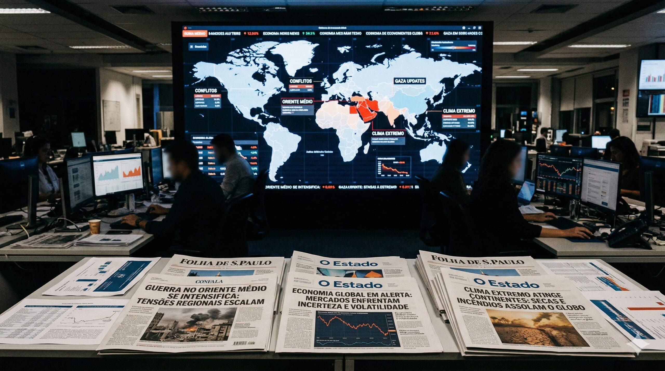 Notícias do mundo hoje: resumo urgente 25/03/2026
