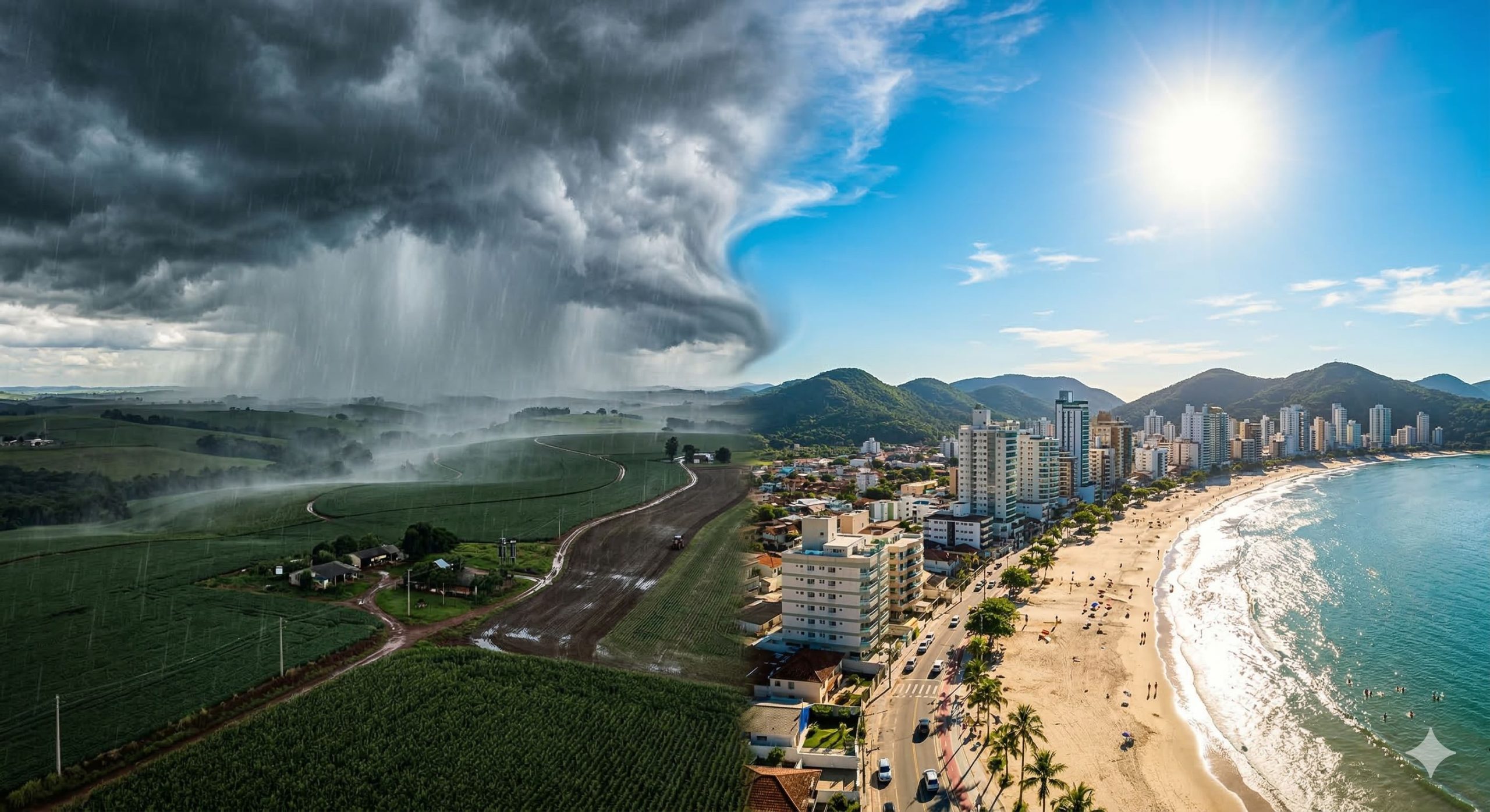 Previsão do Tempo: Chuva e Instabilidade no Sul nesta Sexta
