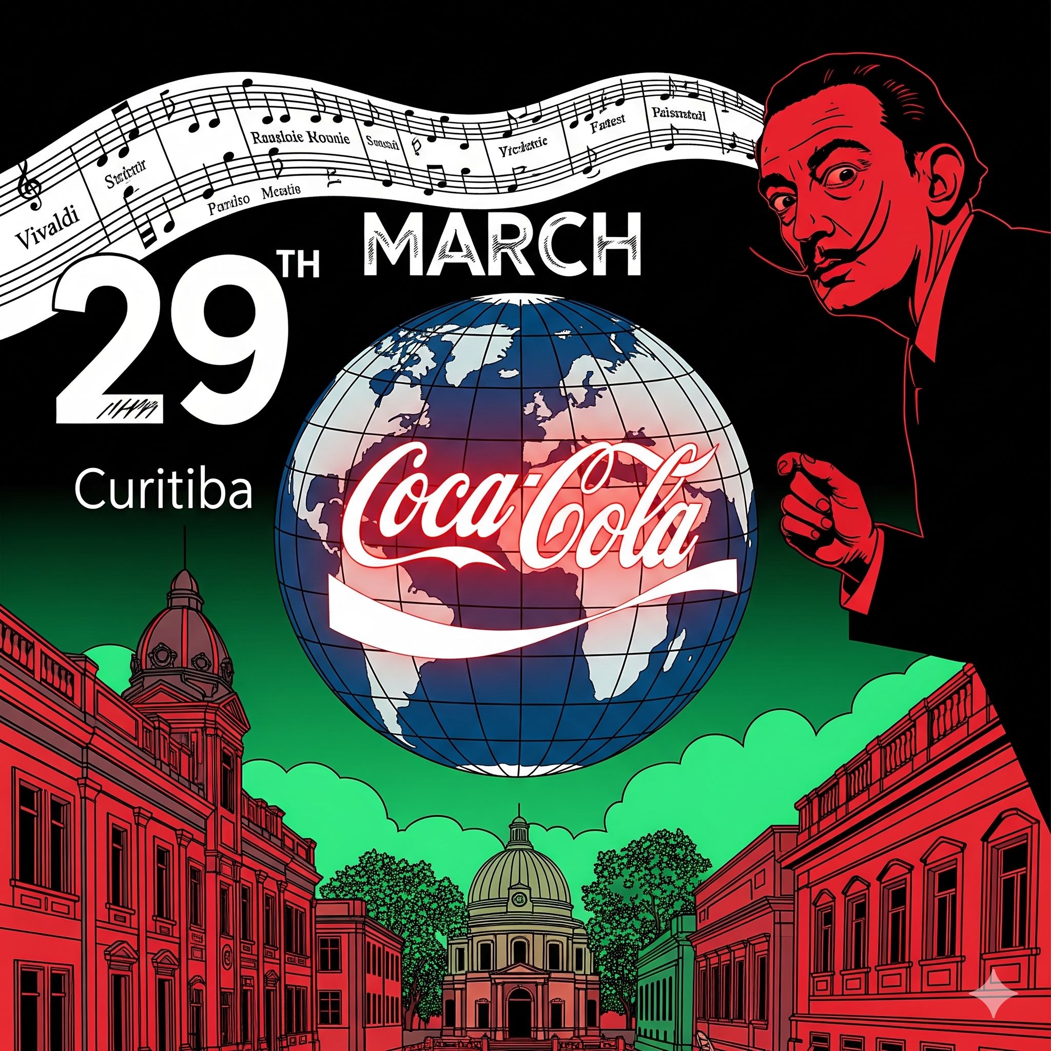 29 de março: Coca-Cola, Curitiba e o Gênio Vivaldi! 🥤🎻