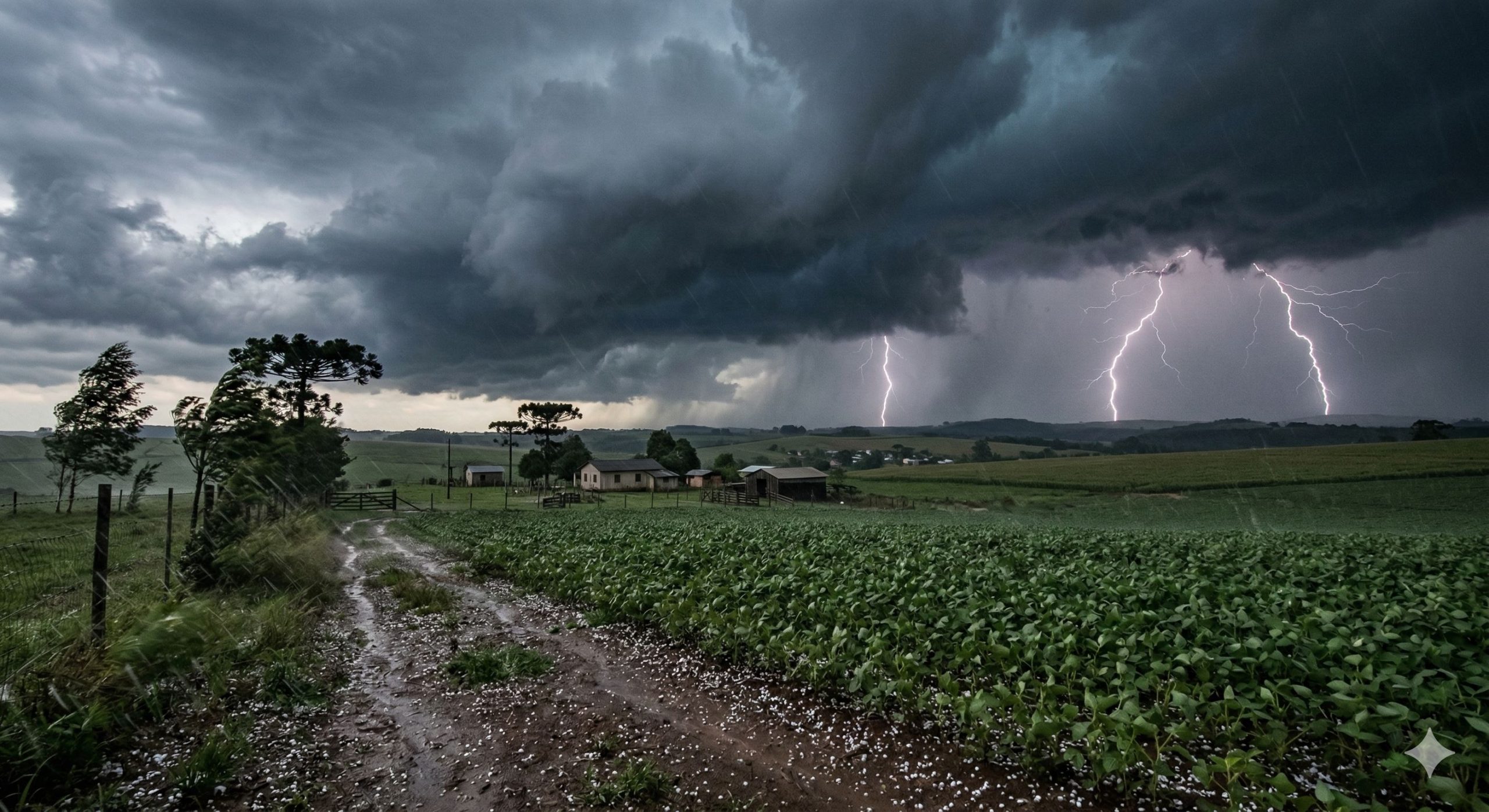 Previsão do tempo Sul nesta sexta-feira: Alerta de granizo!