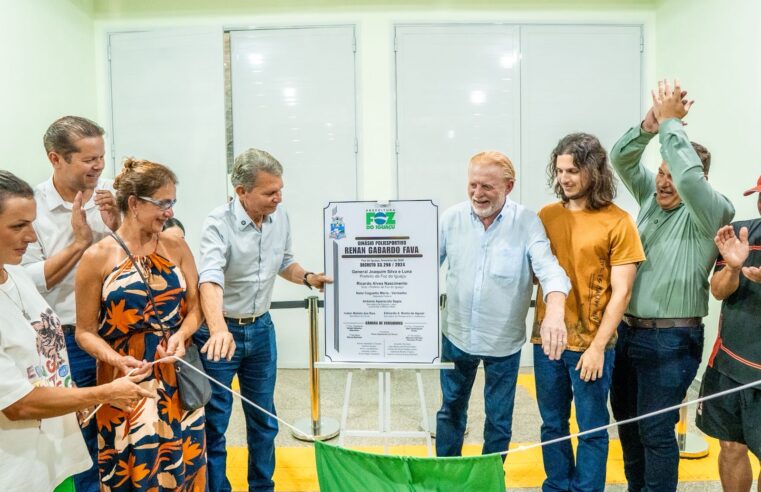 Ginásio Renan Gabardo Fava é Inaugurado em Foz do Iguaçu
