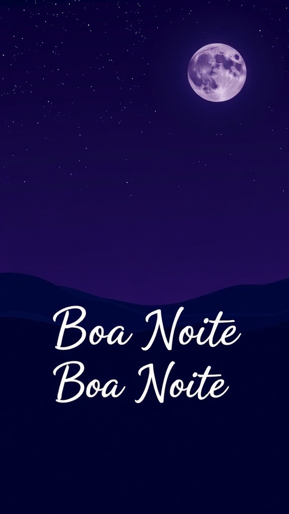 Boa Noite: Cultive Paz e Gratidão para um Amanhã Renovado