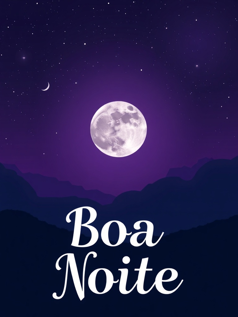 Mensagem de Boa Noite para hoje, 09 de Abril de 2026: Solte o Peso