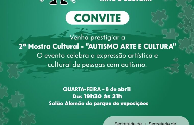 Mostra Cultural Autismo em Marechal Rondon: Participe!