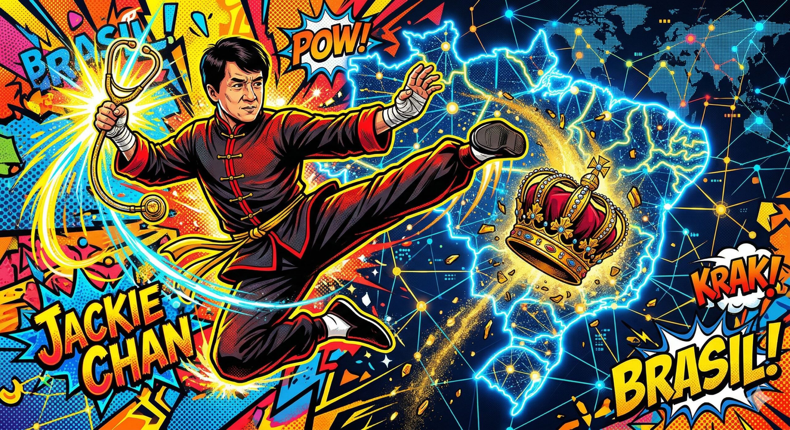 7 de abril: Jackie Chan, Internet e a Saúde Mundial! 👊