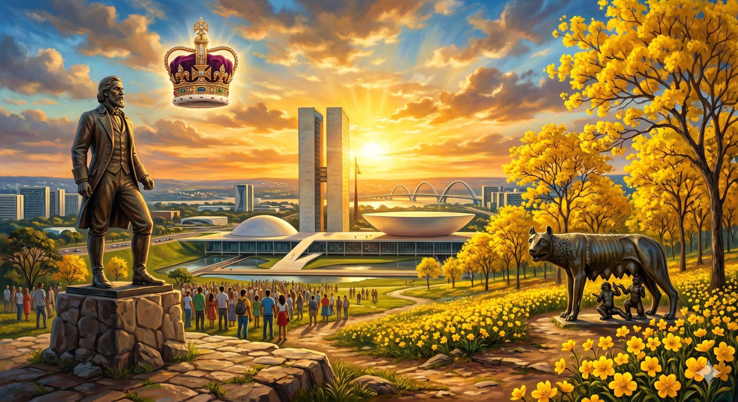 21 de abril: Tiradentes, Brasília e o Trono da Rainha! 👑