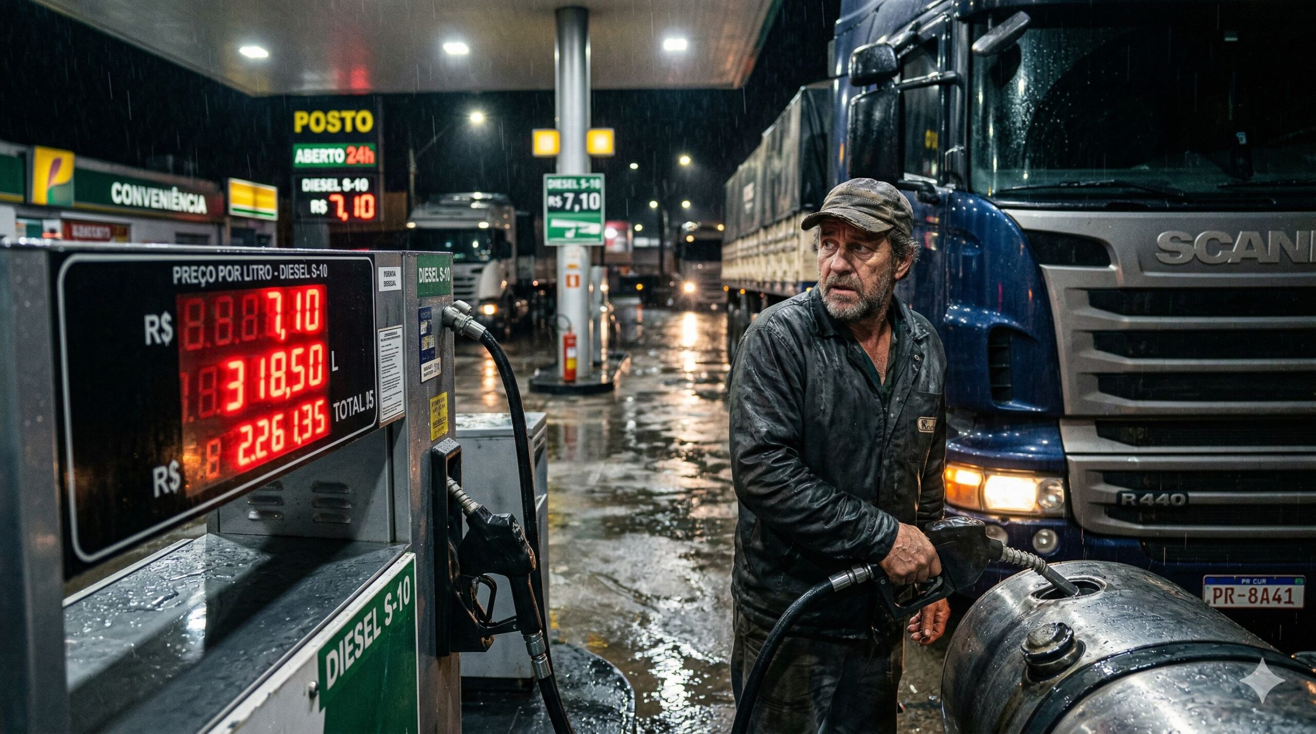 Preço do diesel S-10 dispara para R$ 7,10! Entenda a alta