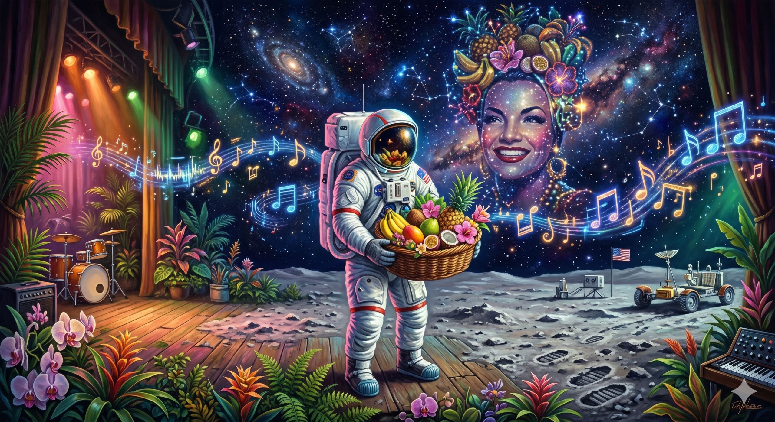20 de abril: Apollo 16, Carmen Miranda e o nascimento do Jazz!