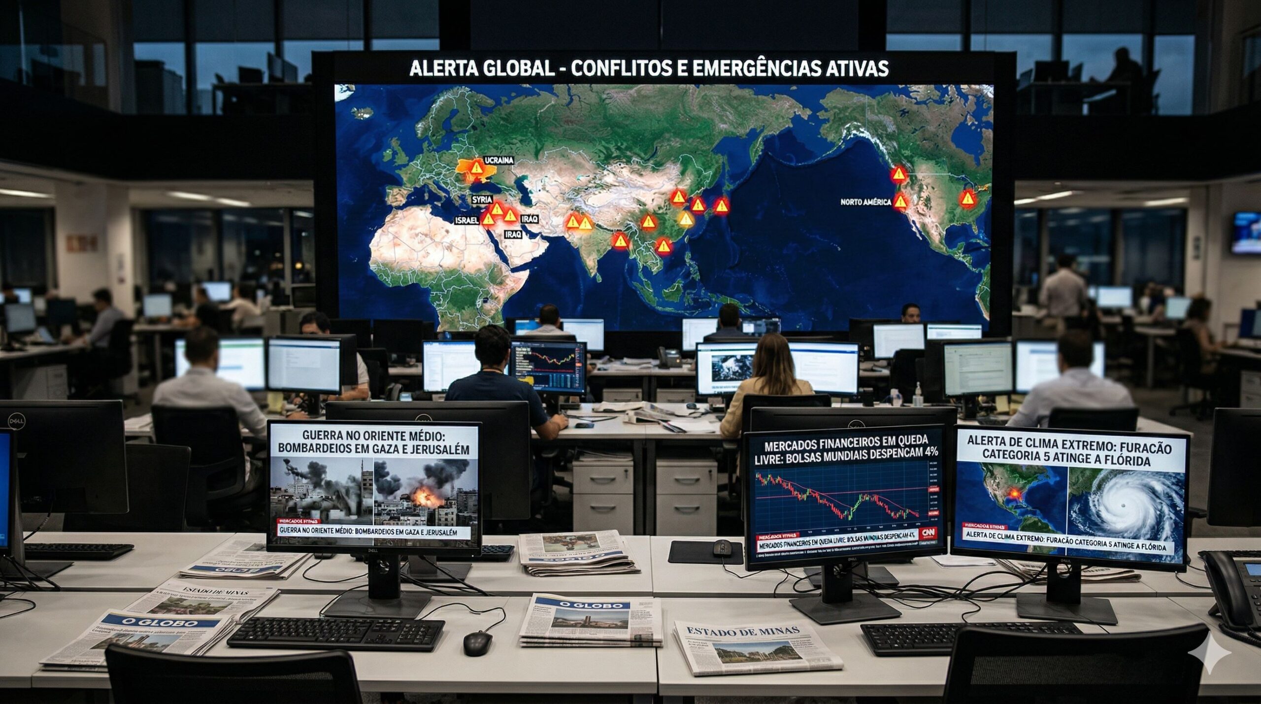 Notícias do mundo hoje: guerra, clima e economia 01/04/2026