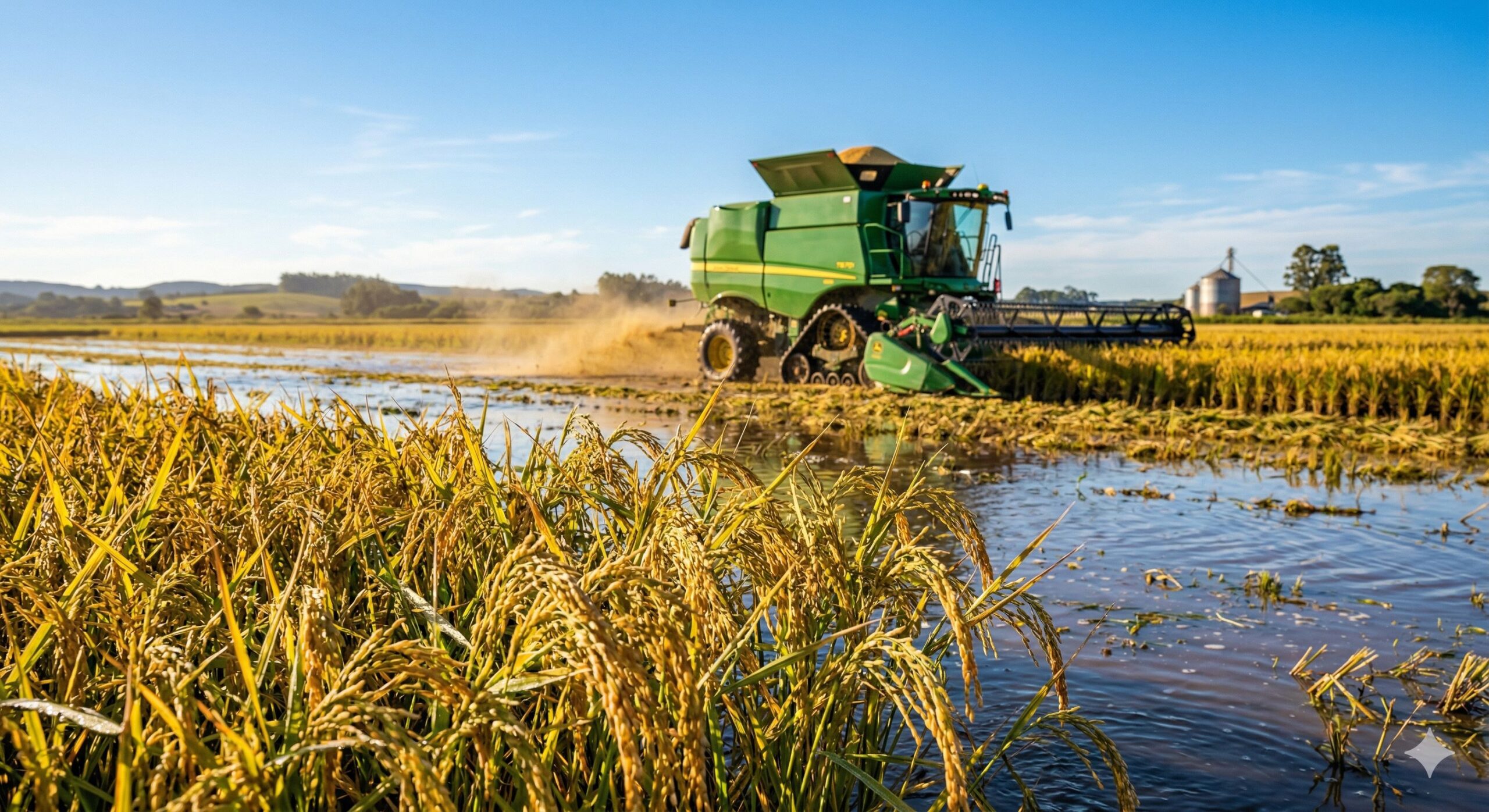 Mercado de Arroz Trava no RS com Produtores Segurando Safra